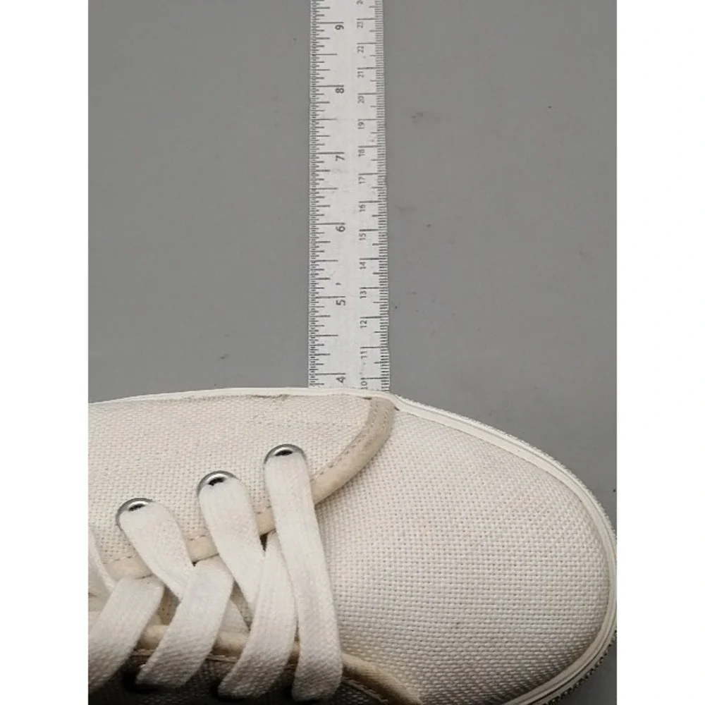 Steve Madden Sneaker Womens Elore White 8.5 Platform Walking Shoes Comfort